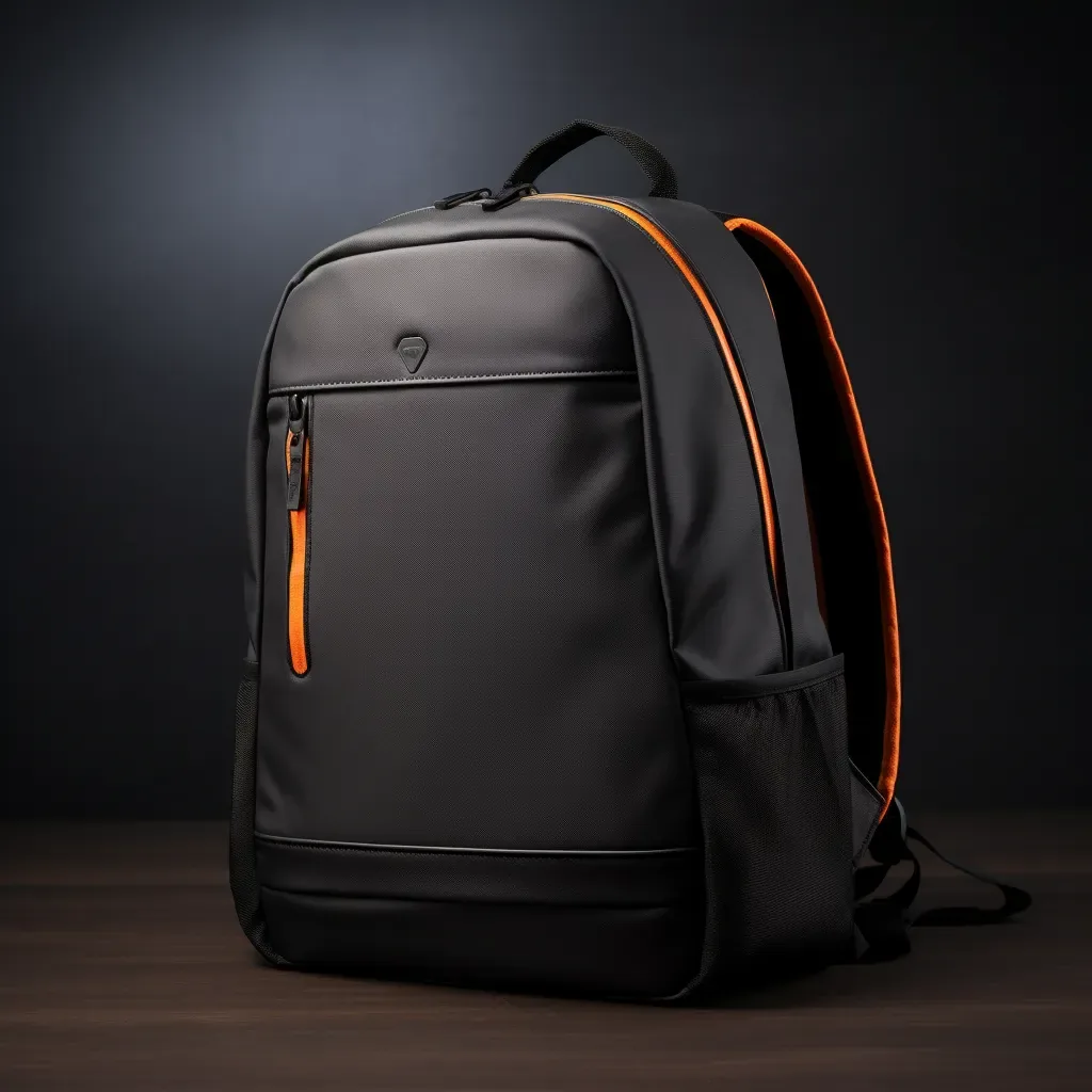 Custom design service sketches and leather bag prototypes arranged on a studio worktable